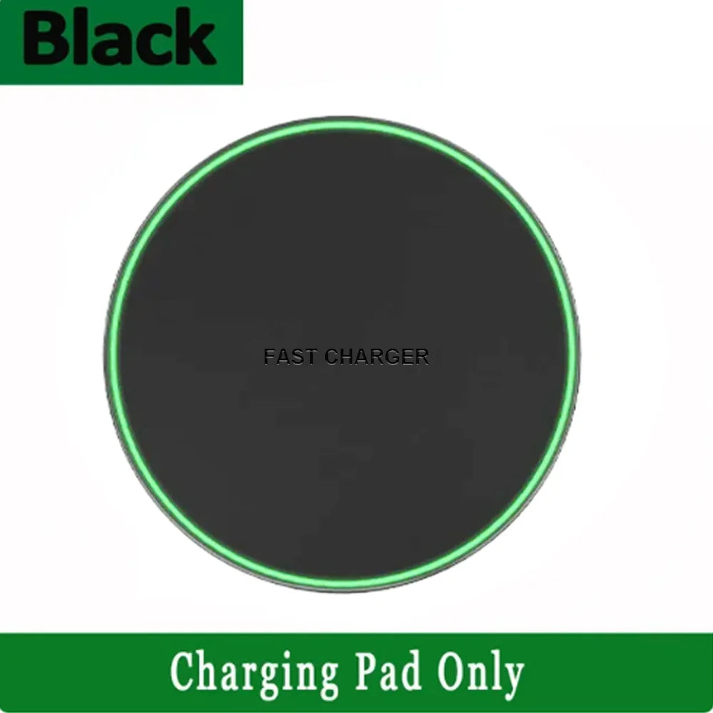 30W Fast Wireless Charging Pad — Universal for iPhone & Android