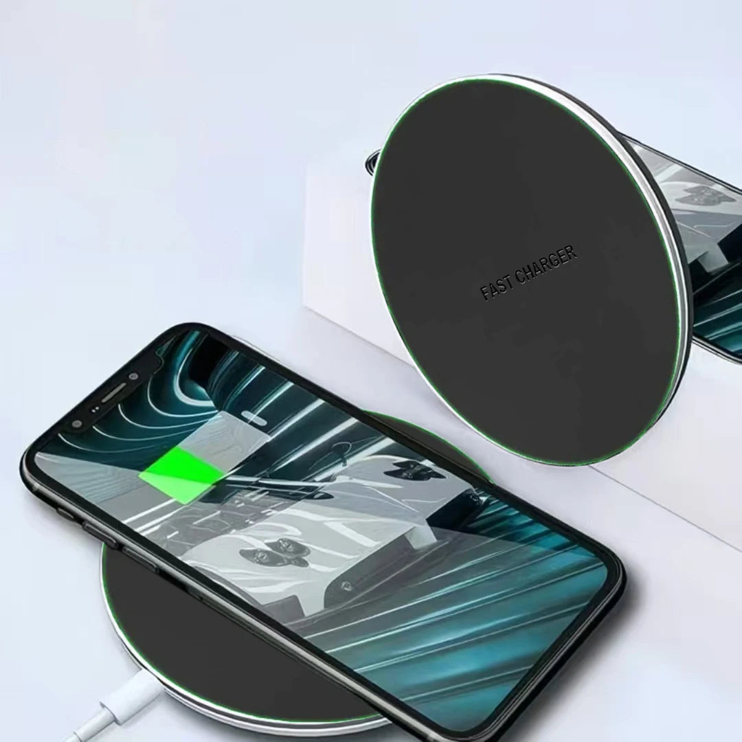 30W Fast Wireless Charger Pad For iPhone17 16 15 14 13  X Pro Max 8 Samsung Galaxy S23 Xiaomi Wireless Charging Station Chargers